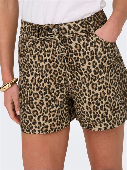 ONLNAOMI STRING AOP SHORTS OTW ONLY | 15347131/Toasted Coconut